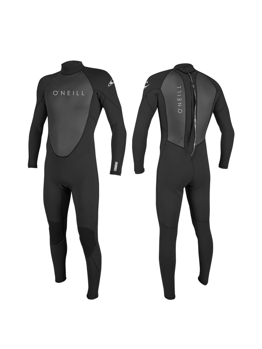 O'Neill Reactor Wetsuit Men’s Large Black Gray 3/2 Surf Wear